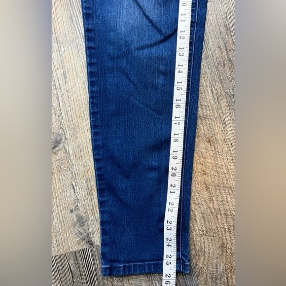 DEMOCRACY Freedom Ankle Skimmer Denim Blue Jeans Size 8 - Picture 12 of 14